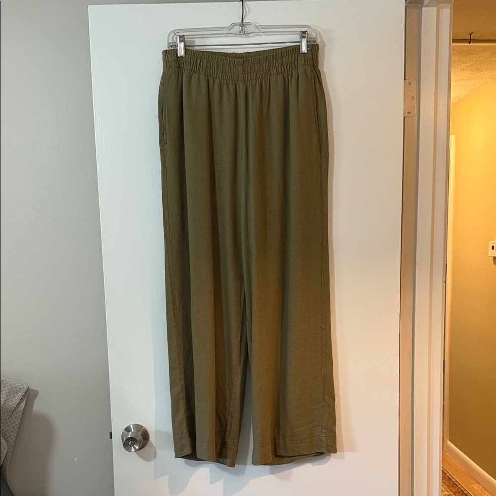 Old Navy Khaki Wide Leg Pants